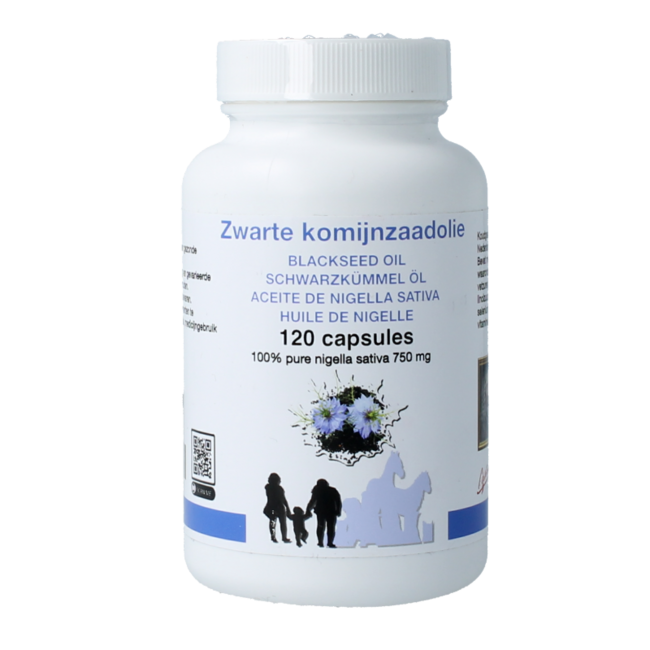 Zwarte komijnzaad capsules 120 Capsules