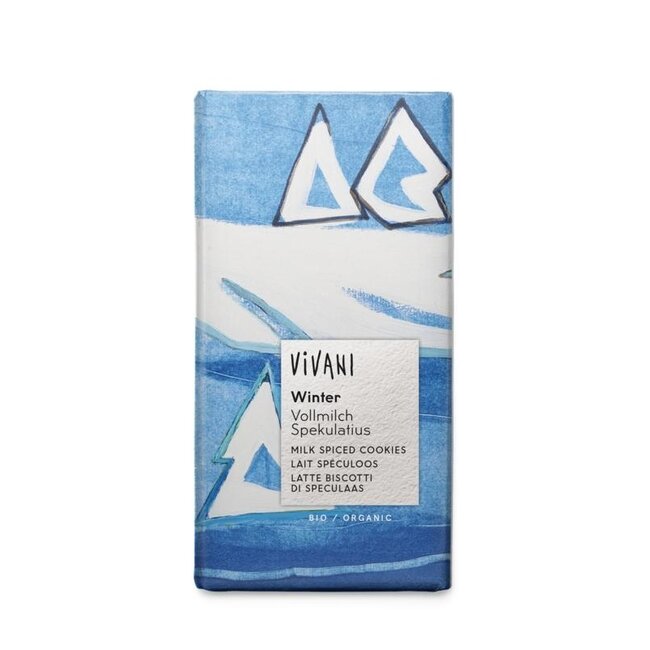 Chocolade melk winterchocolade bio 100 Gram