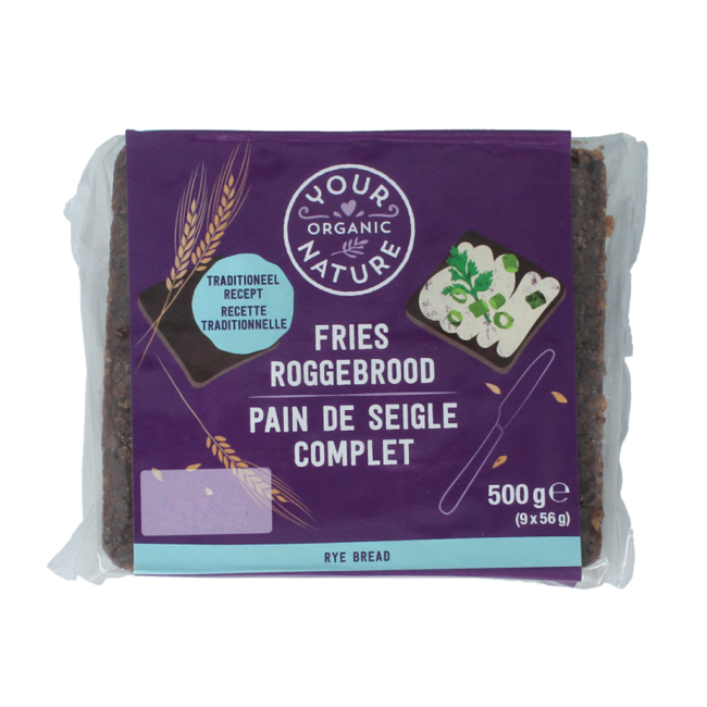Pain de seigle frison bio 500 Grammes