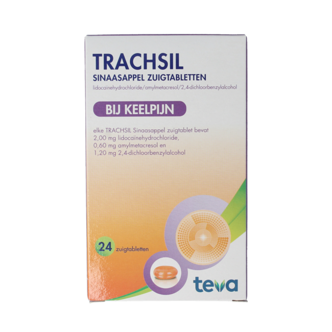 Trachsil sinaasappel 24 Zuigtabletten