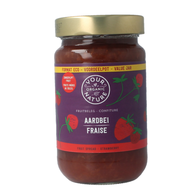 Fruit spread strawberry organic 375 Gram