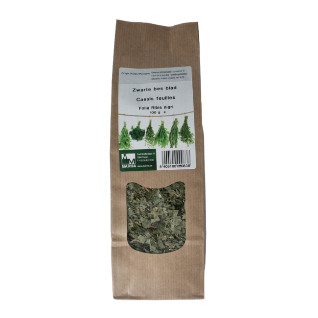 Hoja de grosellero negro 100 gramos