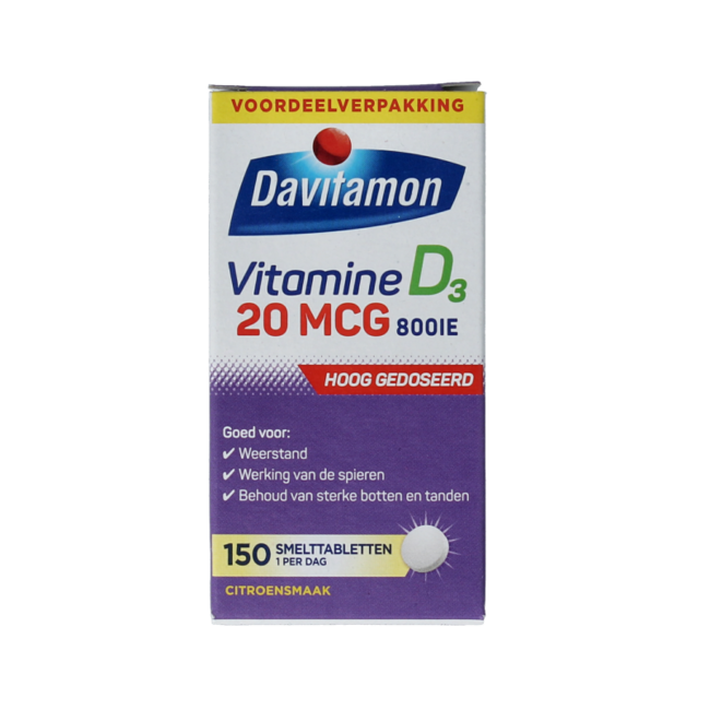 Vitamin D 30mg 150 Melting Tablets