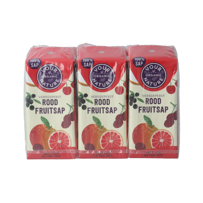 Organic red fruit juice 1200 Millilitres