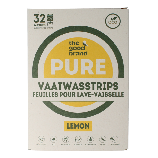 Vaatwasstrips lemon 32 Stuks