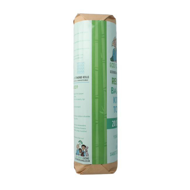 Keukenrol bamboo 20 vellen 1 Rol