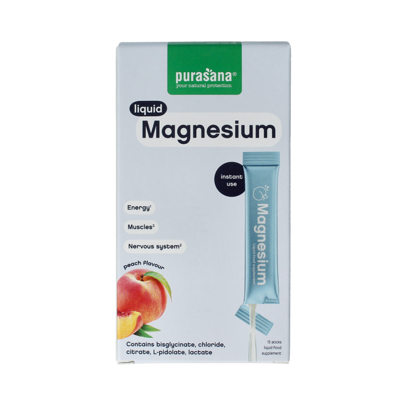 Purasana Magnesium Liquid Gelsticks - Supporto Muscolare