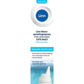 Linn Nasal rinse spray seawater 100.00 Millilitres