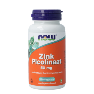 NOW Zinkpicolinat 50 mg 120,00 vegetarische Kapseln