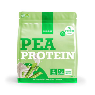 Purasana Pflanzenprotein Erbse Natur Bio 400,00 Gramm
