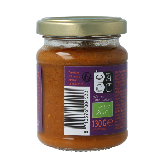 Indiase madras currypasta 130.00 Gram