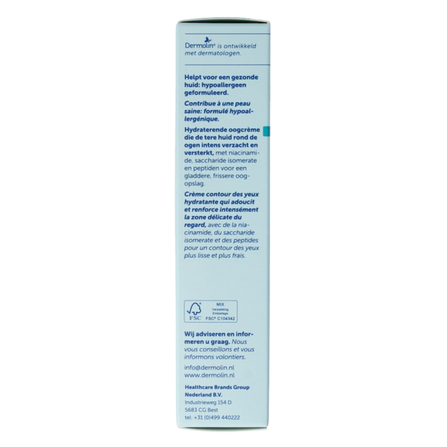 Oogcreme hydraterend tube 15.00 Milliliter