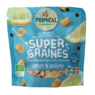 Primeal Graines de poivre Super citron bio 100,00 grammes