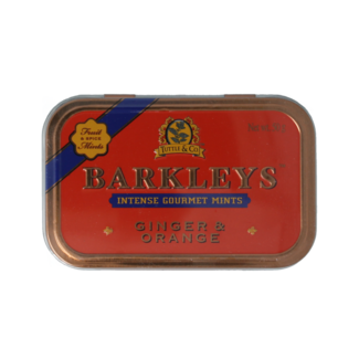 Barkleys Caramelos de jengibre y naranja 50 gramos