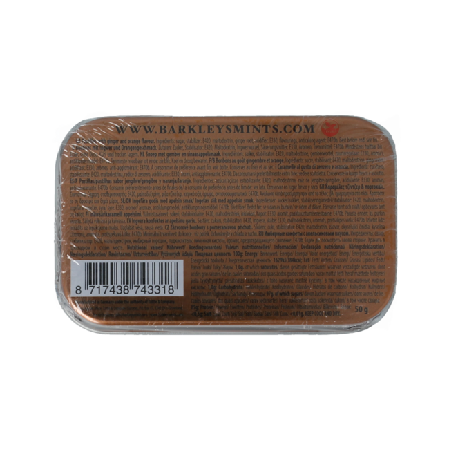 Mints ginger & orange 50.00 Gram