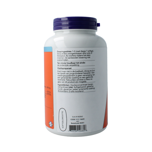 Omega 3 extra visolie 500mg 180.00 Softgels