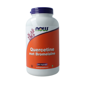 NOW Quercetine met bromelaine 240.00 Vegetarische capsules