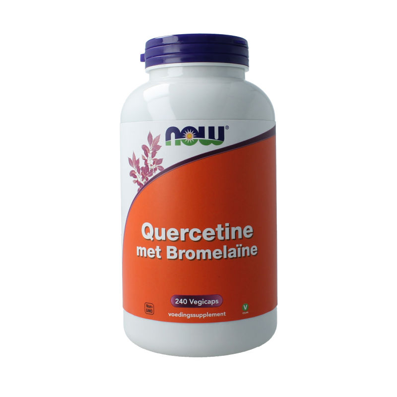 NOW Quercetina Bromelina | 240 Capsule Vegetali | MyFitRank