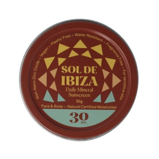Sol De Ibiza Crema solar SPF30 mini bio 30,00 gramos