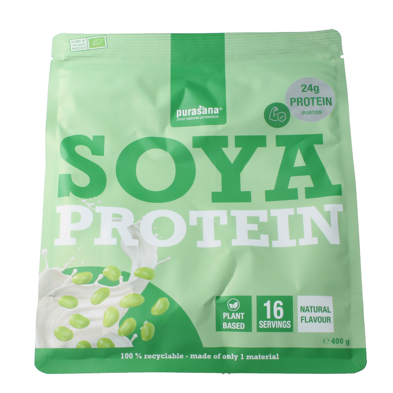 Purasana Proteine di Soia Bio - Supporto Muscolare Vegano