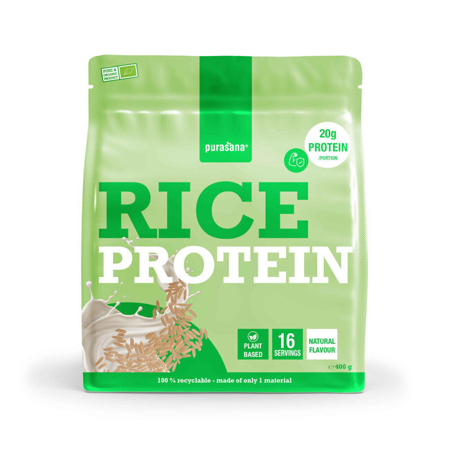Plant protein rice natural organic 400.00 Gram