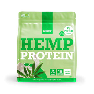 Purasana Pflanzenprotein Hanf natürlich Bio 400,00 Gramm