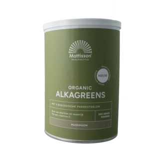 Mattisson Organic alkagreens mushroom bio 300.00 Gram
