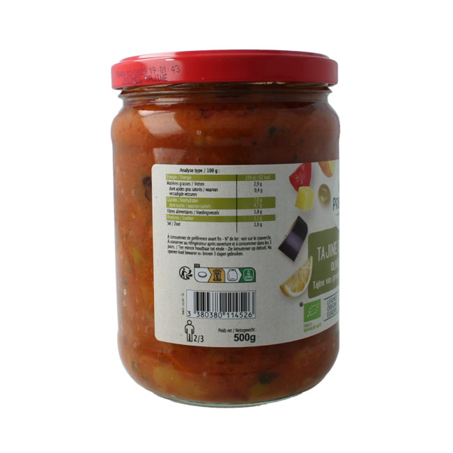 Tajine lemon olive organic 500 Gram