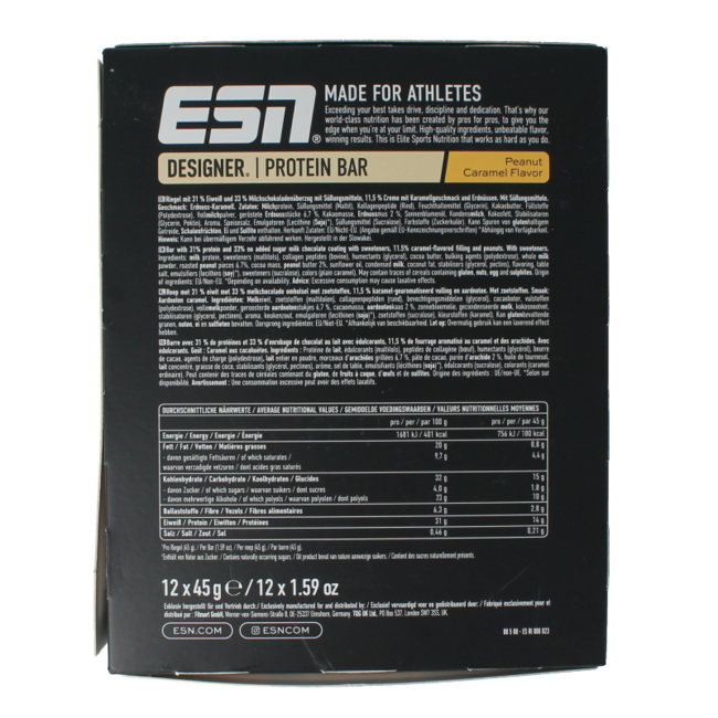 Erdnuss-Karamell-Riegel 45 g 12,00 Stück