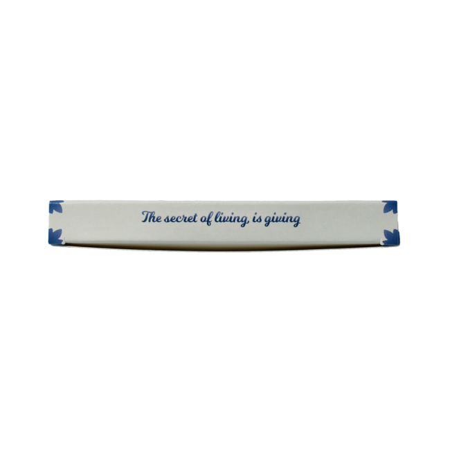 Delftsblauw k*t tegeltje 75.00 Gram