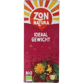 Zonnatura Zonnatura Ideaalgewicht thee bio 20 bolsitas