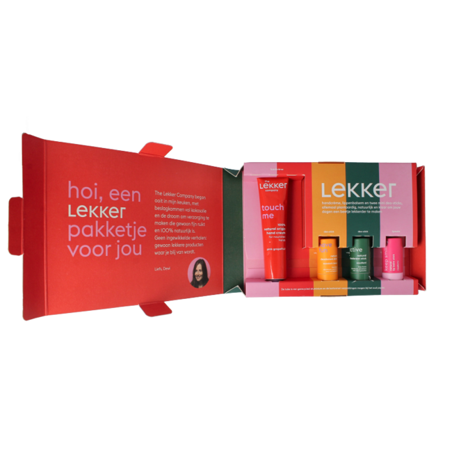 Giftset lekker hand deo & lip 1.00 Set