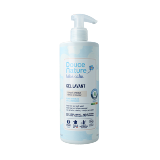 Douce Nature Gel lavant corps et cheveux bébé bio 400,00 millilitres