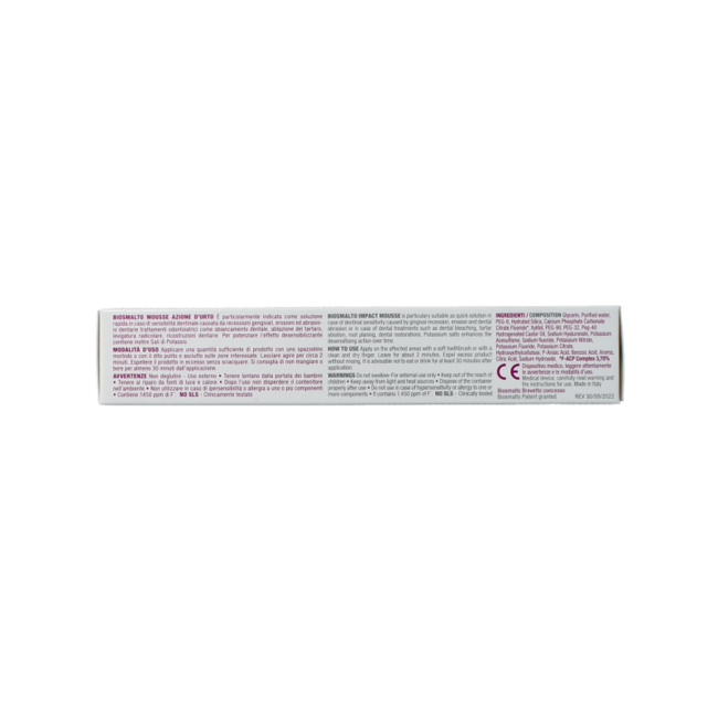 Biosmalto mousse sensitive 50.00 Milliliter