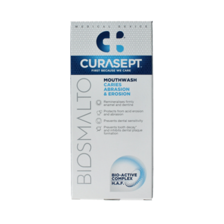 Curasept Biosmalto mouthwash caries erosion and abrasion 300.00 Millilitres