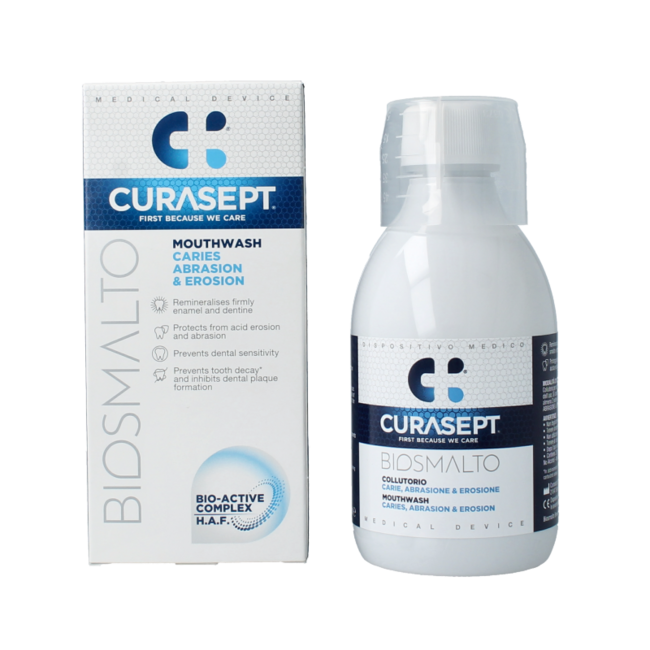 Biosmalto mondspoeling caries erosie en slijtage 300.00 Milliliter