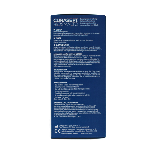 Biosmalto mondspoeling caries erosie en slijtage 300.00 Milliliter