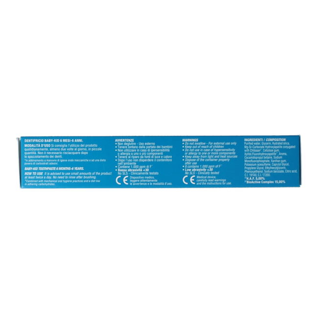 Biosmalto tandpasta kind caries erosie slijtage 50.00 Milliliter