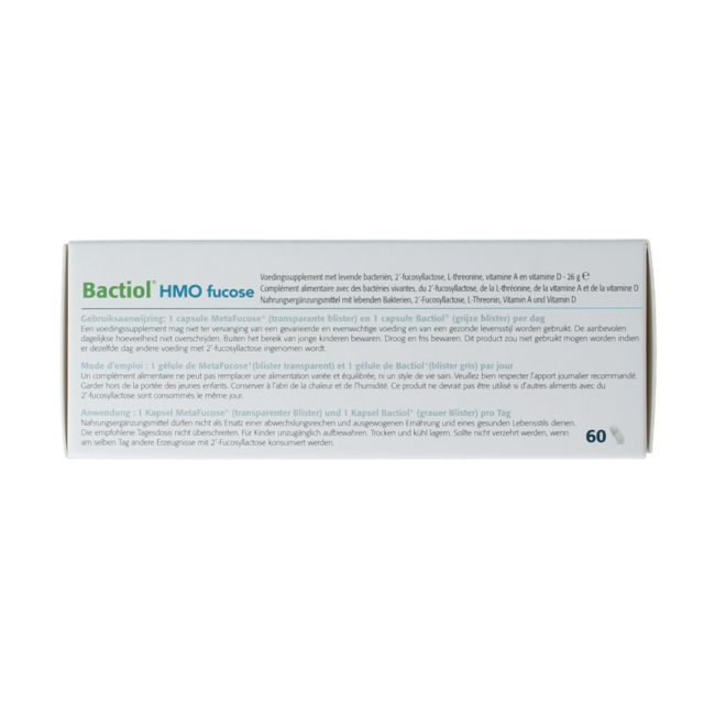 Bactiol HMO fucose 4x15 capsules 60.00 Capsules