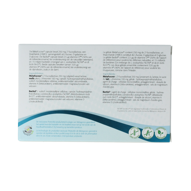 Bactiol HMO fucose 4x15 capsules 60.00 Capsules