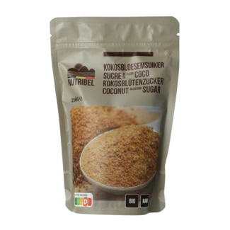 Nutribel Coconut blossom sugar raw organic 250.00 Gram