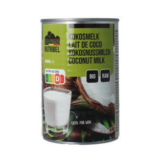 Nutribel Kokosmilch glutenfrei Bio 400,00 Milliliter