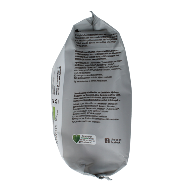 Muesli croustillant superfood bio 500,00 grammes