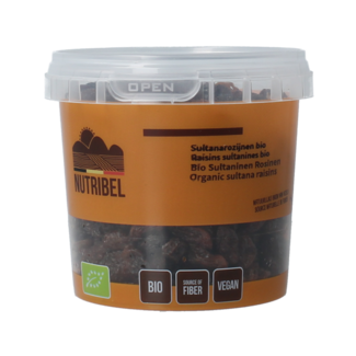 Nutribel Sultana raisins organic 200.00 Gram