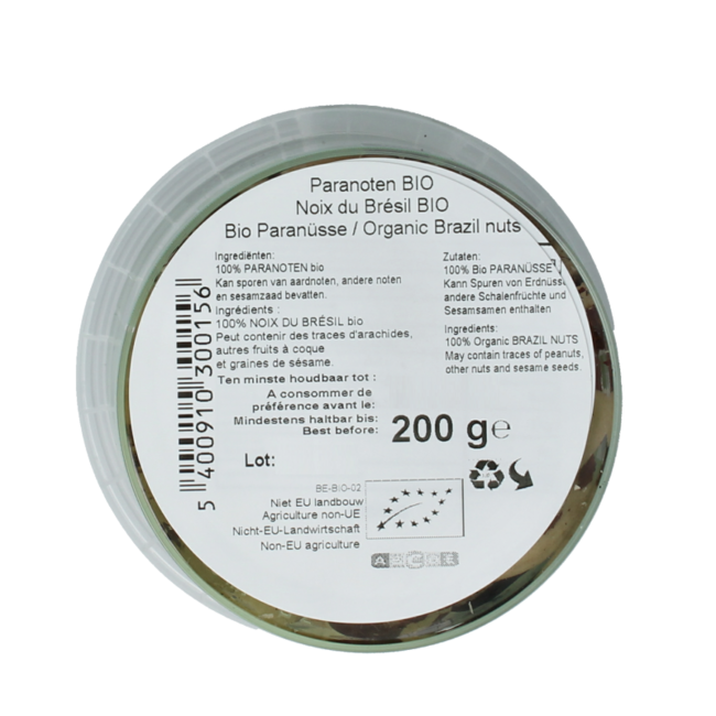 Noix du Brésil bio 200,00 grammes