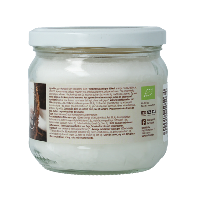Huile de coco extra vierge bio 300,00 millilitres