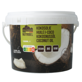 Nutribel Huile de coco inodore bio 1500,00 millilitres