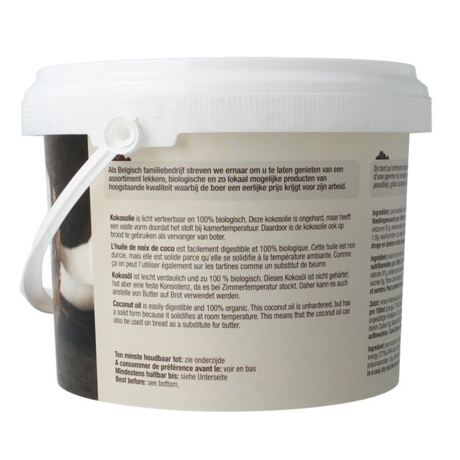 Huile de coco inodore bio 1500,00 millilitres