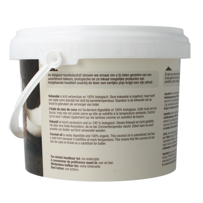 Kokosolie geurloos bio 1500.00 Milliliter