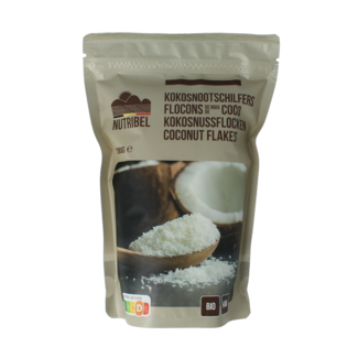 Nutribel Coconut flakes raw organic 200.00 Gram